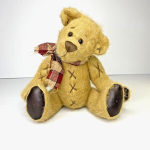 Dan Dee Teddy Bear 100th Anniversary Plush Chadwick Fumbly‎ March Scarf Jointed